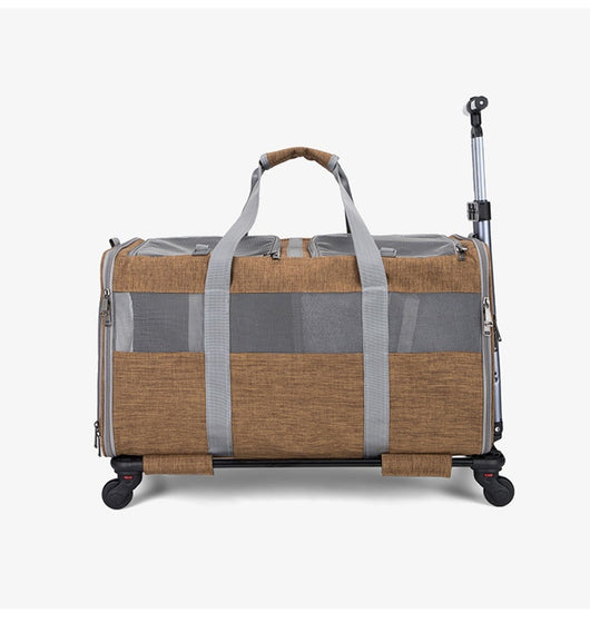 Bolsa de Transporte Plegable para Mascotas con Ruedas y Correa - Image 9