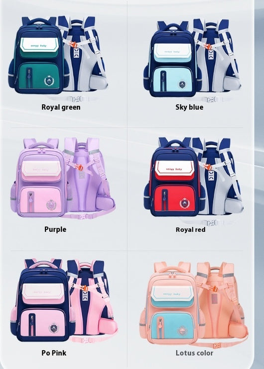 Mochila Escolar Ergonómica con Protección de Columna y Tela Impermeable - Image 51