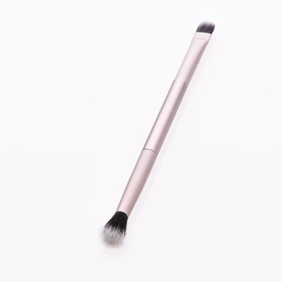 Brocha Doble para Sombras de Ojos Champagne Gold - Herramienta de Maquillaje Profesional - Image 3