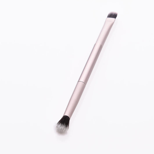 Brocha Doble para Sombras de Ojos Champagne Gold - Herramienta de Maquillaje Profesional - Image 3
