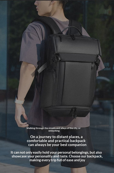 Mochila Ejecutiva Multiuso para Laptop con Diseño Urbano - Image 8