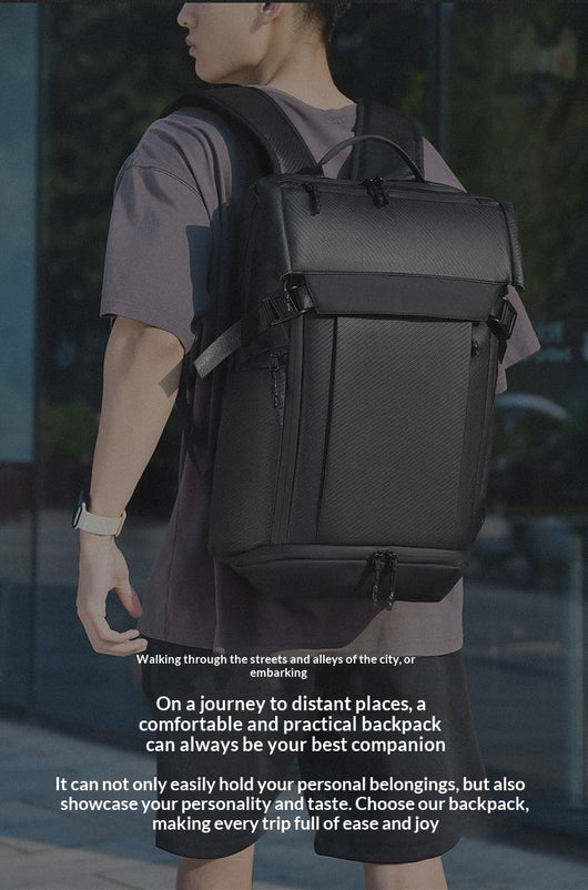 Mochila Ejecutiva Multiuso para Laptop con Diseño Urbano - Image 8