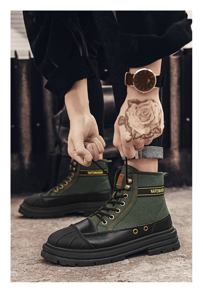 Botas Martin Altas Estilo Británico para Hombre - Image 24