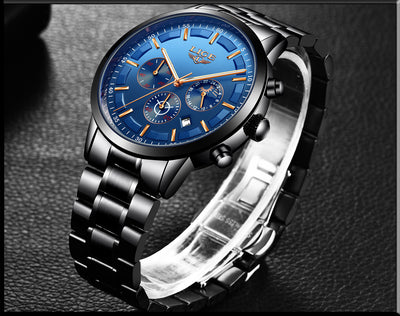 Reloj Deportivo Empresarial de Cuarzo Lunar Resistente al Agua para Hombre - Image 43