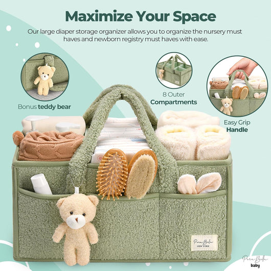 Organizador de Pañales y Accesorios para Cambio de Bebé - Image 9