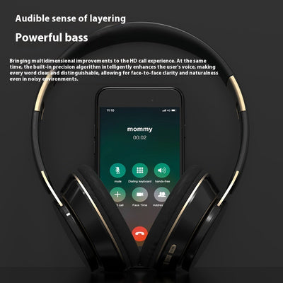 Auriculares Bluetooth Deportivos Plegables con Bajos Potentes - Image 2