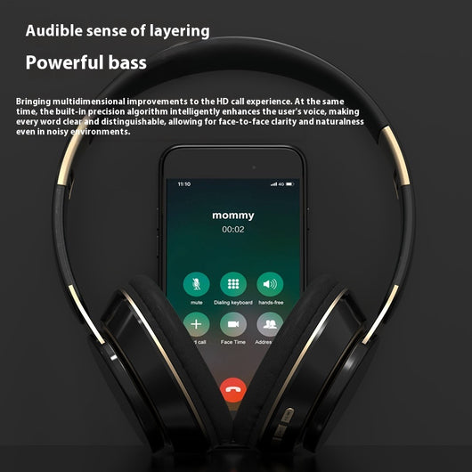 Auriculares Bluetooth Deportivos Plegables con Bajos Potentes - Image 2