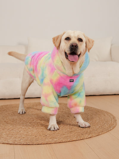 Suéter para Perro Tie-Dye Arcoíris con Patrón de Conejo - Image 8