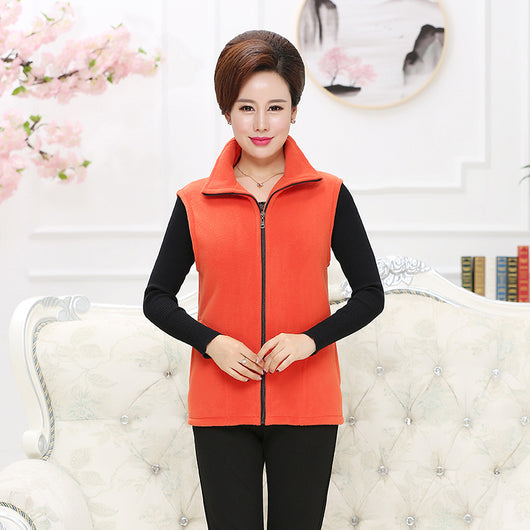 Chaleco de Polar Coral para Mujer - Suéter Esponjoso - Image 10
