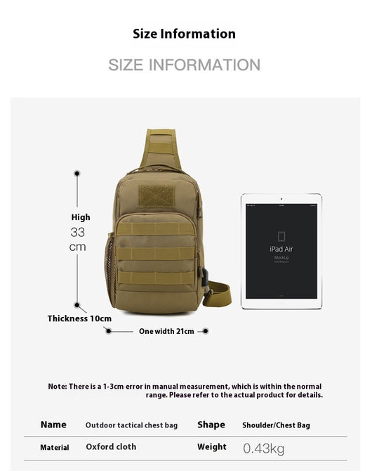 Bolsa Táctica Crossbody Camuflaje para Hombre - Gran Capacidad Multifuncional - Image 50