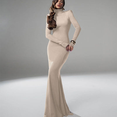 Vestido de Fiesta Elegante Espalda Descubierta con Falda Ajustada - Image 9