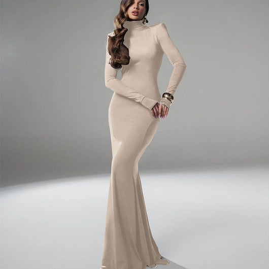 Vestido de Fiesta Elegante Espalda Descubierta con Falda Ajustada - Image 9