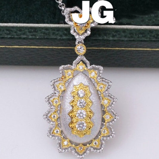Collar Colgante Copo de Nieve Plata 925 Lujo Minimalista
