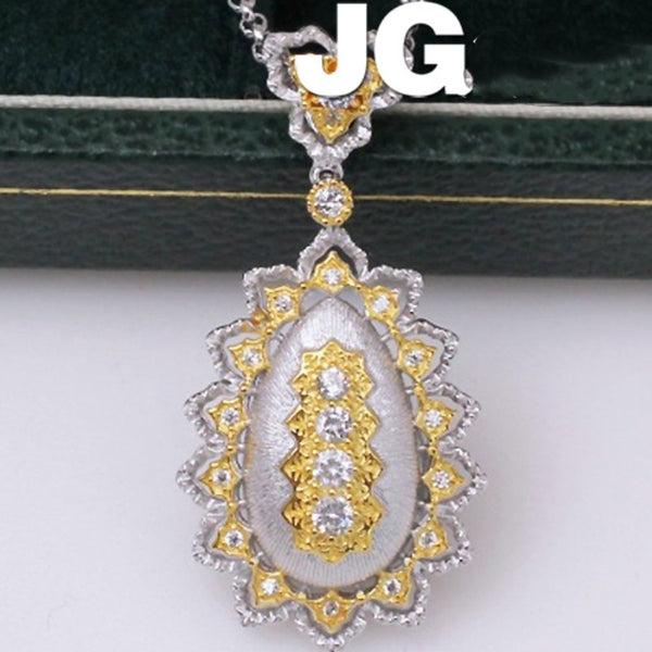 Collar Colgante Copo de Nieve Plata 925 Lujo Minimalista
