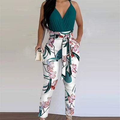 Traje Dos Piezas con Estampado Contrastante Europeo Americano - Image 10