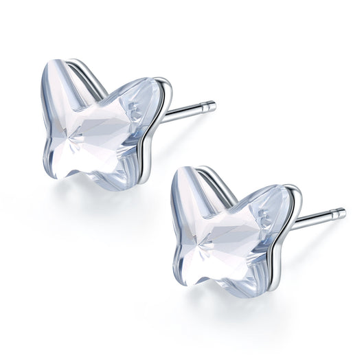 Aretes de Cristal con Diseño de Mariposa - Image 5