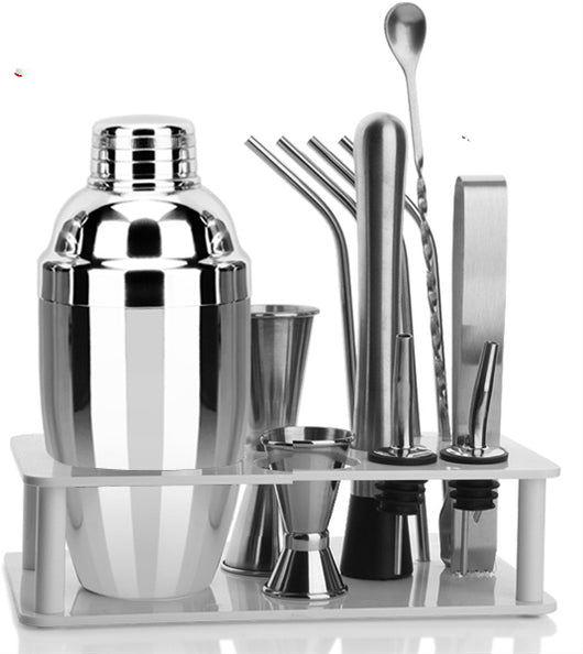 Set de Coctelería en Acero Inoxidable para Principiantes