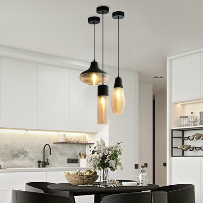 Lámpara Colgante de Cristal Moderna para Cafeterías y Restaurantes - Image 4