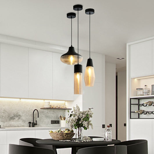 Lámpara Colgante de Cristal Moderna para Cafeterías y Restaurantes - Image 4