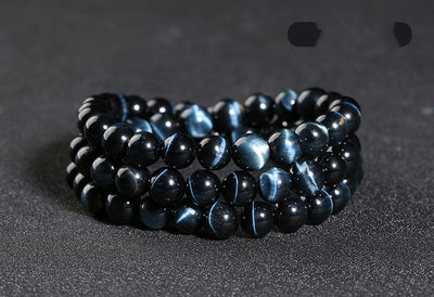 Pulsera de Ojo de Tigre Azul Natural para Hombre y Mujer - Image 13