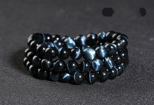 Pulsera de Ojo de Tigre Azul Natural para Hombre y Mujer - Image 13