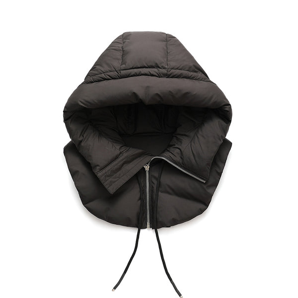Abrigo Acolchado Unisex con Plumón de Ganso y Capucha