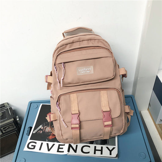 Mochila Escolar de Gran Capacidad Estilo Coreano para Secundaria y Universidad - Image 15