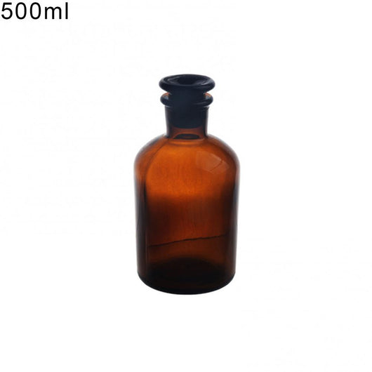 Botella de Vidrio Cuello Angosto Transparente Marrón para Laboratorio - Image 7