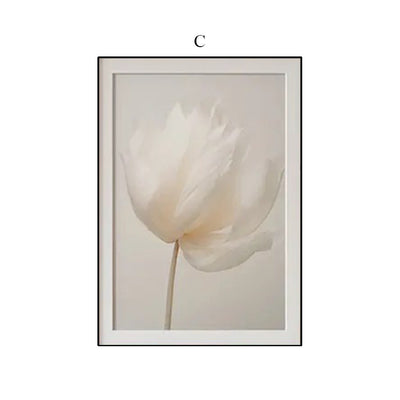 Cuadro Decorativo Floral Blanco para Sala y Dormitorio - Image 8