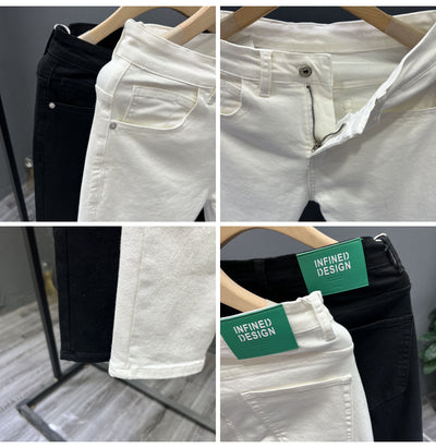Pantalones Jeans Blancos Casuales para Hombre - Estilo Moderno y Versátil - Image 11