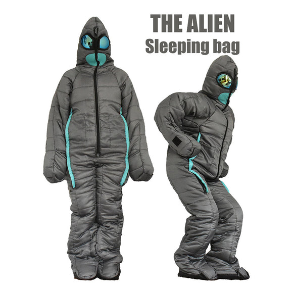 Saco de Dormir Versátil Alien - Fibra Poliéster Cómodo y Duradero