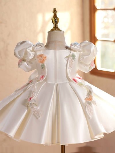 Vestido de Dama de Honor Infantil Elegante y Esponjoso - Image 6