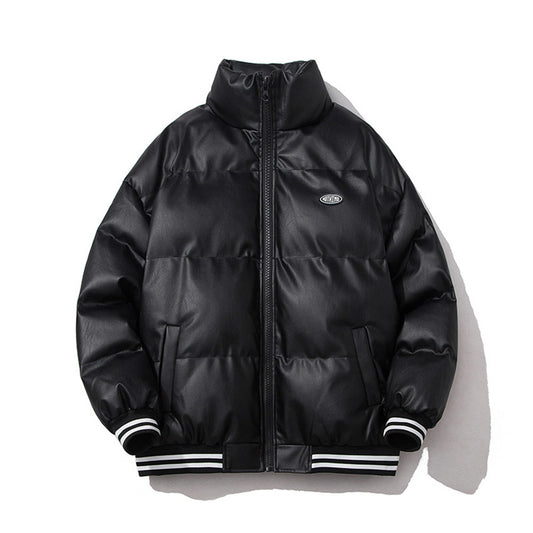 Chaqueta de Algodón con Cuello Mao para Hombre