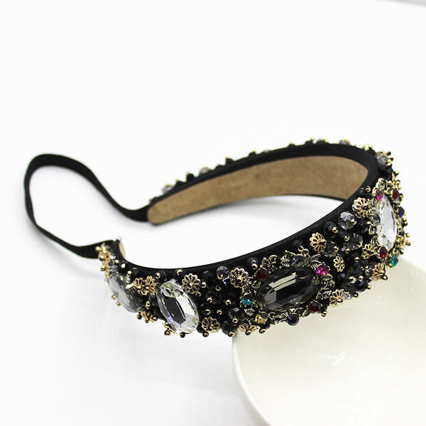 Diadema de Lujo Barroca de Alta Costura