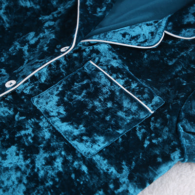 Pijama de Terciopelo Verde Diamondmax para Mujer - Image 25