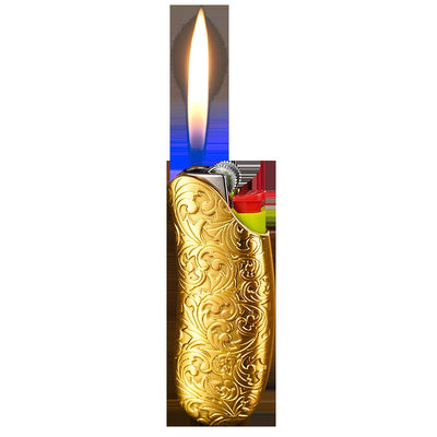 Encendedor Metálico con Protector de Seguridad - Diseño Ergonómico - Image 5