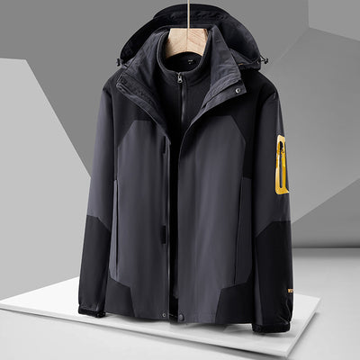 Chaqueta Impermeable Cortavientos con Forro Interior Desmontable - Image 3