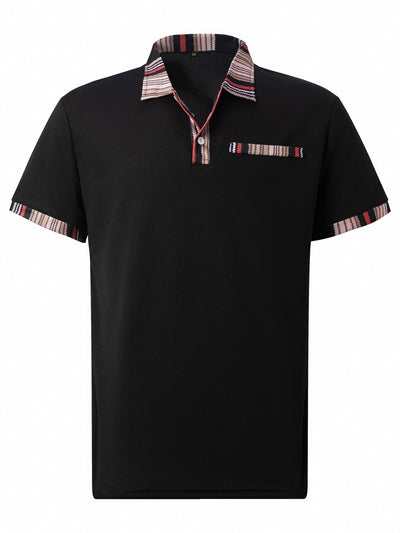 Playera Casual para Hombre con Cuello Estampado - Image 11