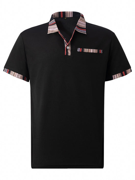 Playera Casual para Hombre con Cuello Estampado - Image 11