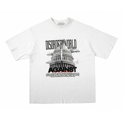 Camiseta Retro Suelta de Manga Ancha para Hombre - Estilo Urbano Casual - Image 5