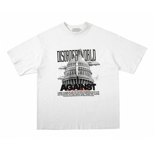 Camiseta Retro Suelta de Manga Ancha para Hombre - Estilo Urbano Casual - Image 5