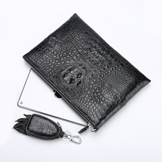 Billetera Casual-Ejecutiva para Hombre con Cierre de Cremallera