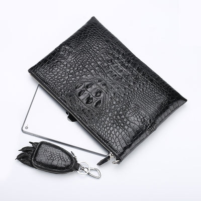 Billetera Casual-Ejecutiva para Hombre con Cierre de Cremallera