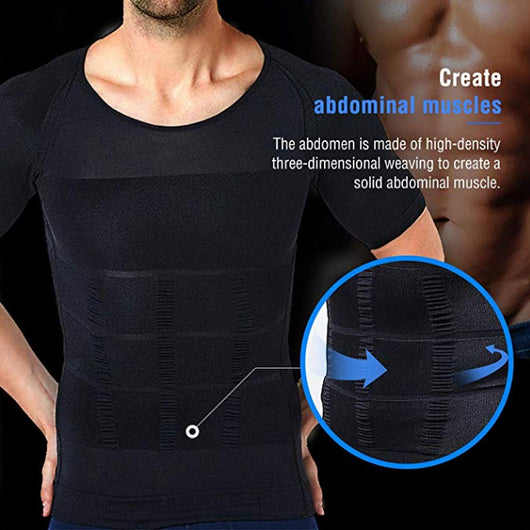 Playera Moldeadora de Torso Corta - Control de Abdomen