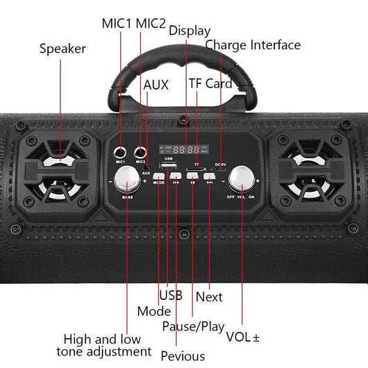 Parlante Bluetooth Inalámbrico para Auto con Subwoofer Inteligente - Image 3