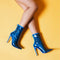 Botas Stiletto Transparentes con Cierre Posterior para Mujer