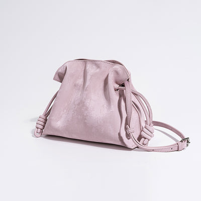 Bolsa de la Suerte con Cordón de Satén y Cuero Genuino - Image 10