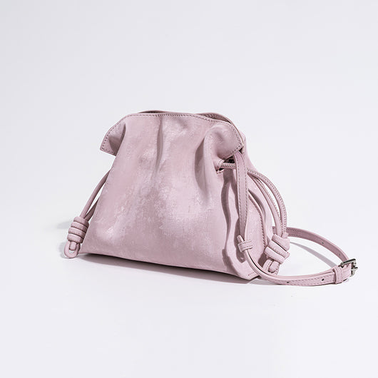 Bolsa de la Suerte con Cordón de Satén y Cuero Genuino - Image 10