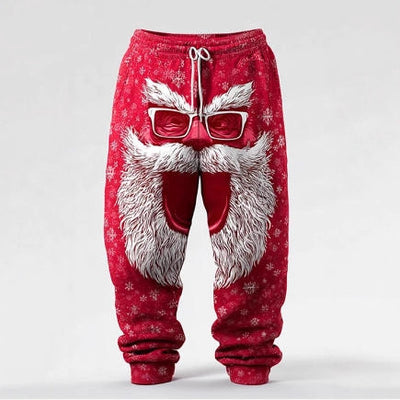 Pantalones de Chándal Casuales con Estampado y Cordón Ajustable para Hombre - Image 2