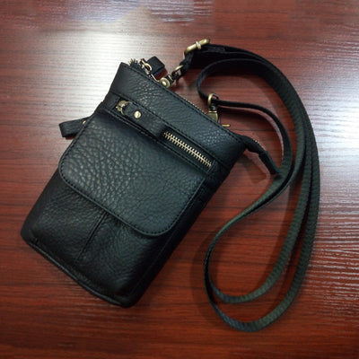 Bolsa de Cuero para Hombre Multifuncional con Compartimentos - Bandolera Deportiva - Image 6